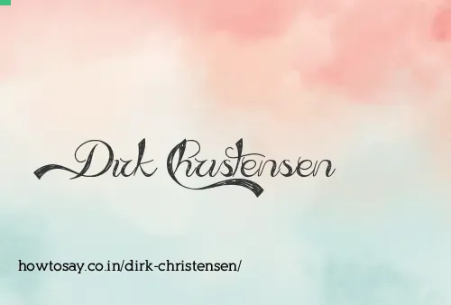 Dirk Christensen