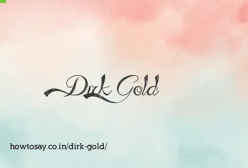 Dirk Gold