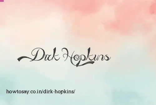 Dirk Hopkins