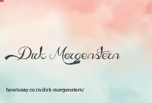 Dirk Morgenstern