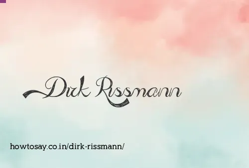 Dirk Rissmann