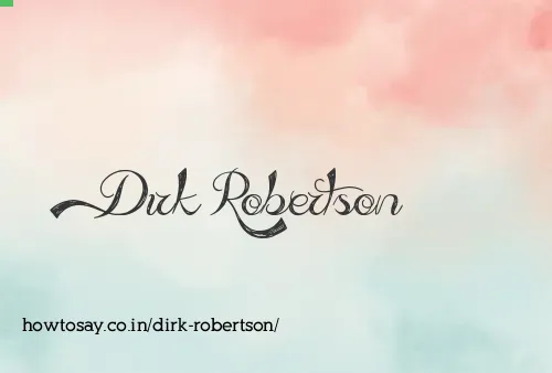 Dirk Robertson