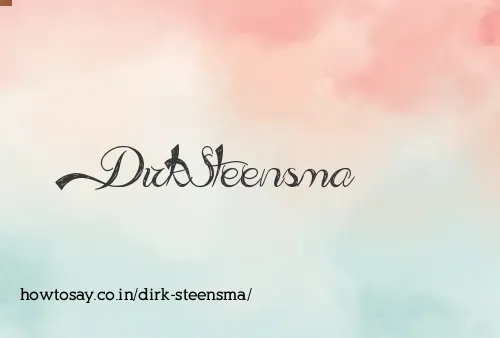 Dirk Steensma