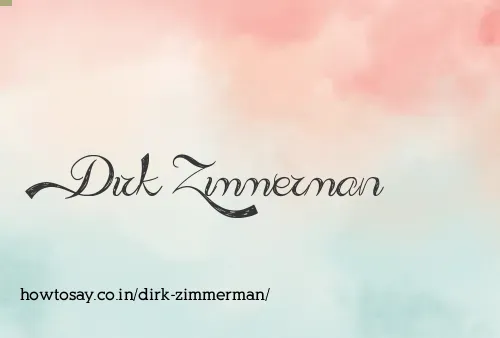Dirk Zimmerman