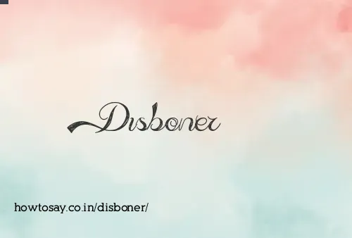 Disboner