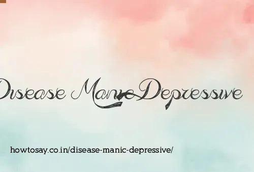 Disease Manic Depressive