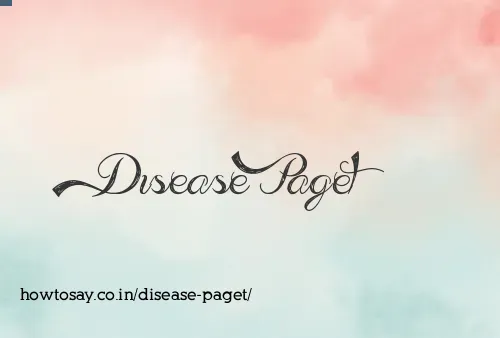 Disease Paget
