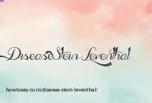Disease Stein Leventhal