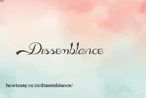 Dissemblance