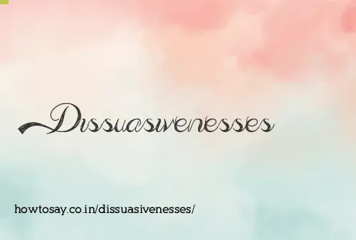 Dissuasivenesses