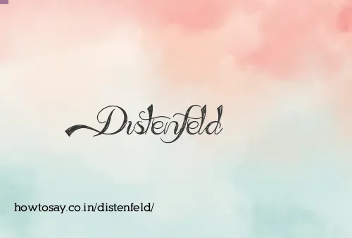 Distenfeld