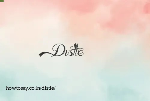 Distle