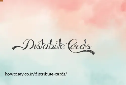 Distribute Cards