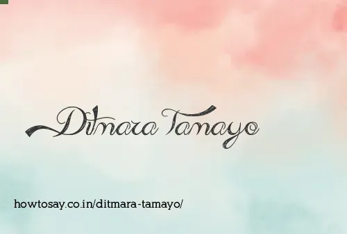 Ditmara Tamayo