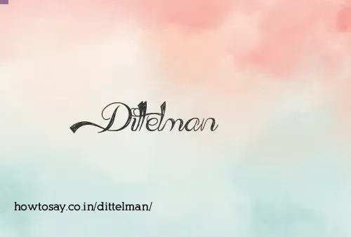 Dittelman