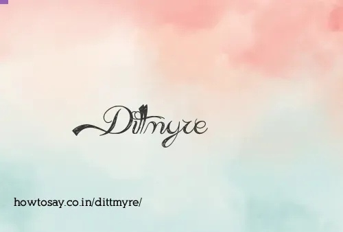 Dittmyre