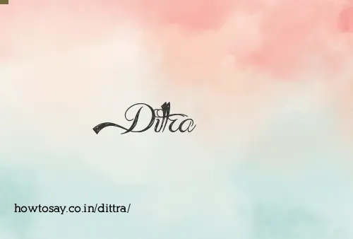Dittra