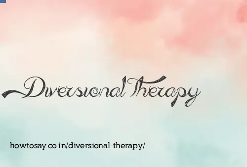 Diversional Therapy