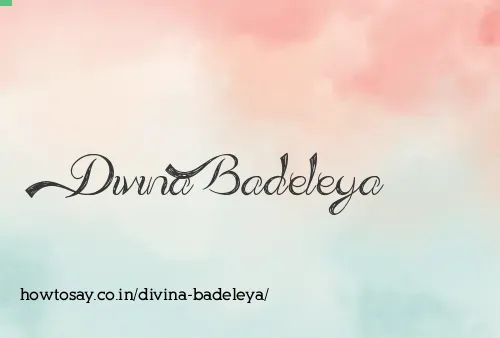 Divina Badeleya