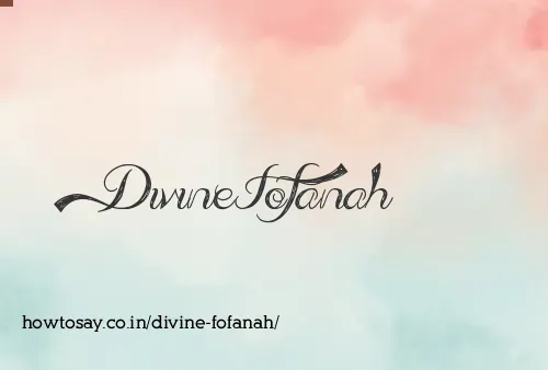 Divine Fofanah