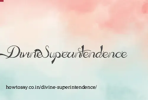 Divine Superintendence