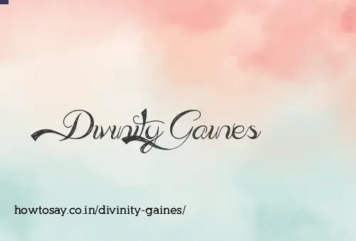 Divinity Gaines