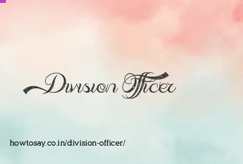 Division Officer