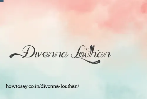 Divonna Louthan