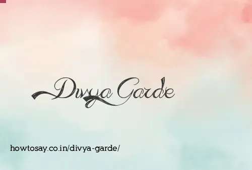 Divya Garde