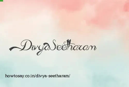 Divya Seetharam