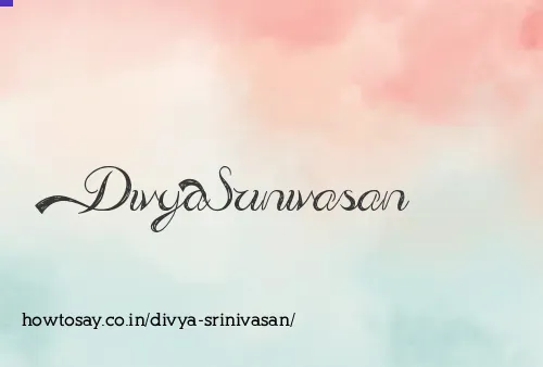 Divya Srinivasan