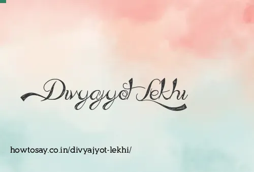 Divyajyot Lekhi