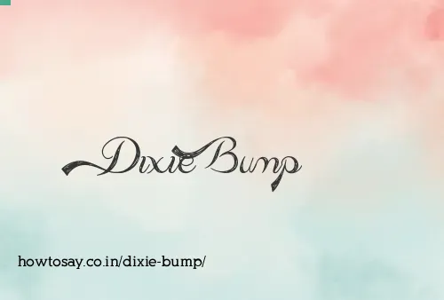 Dixie Bump