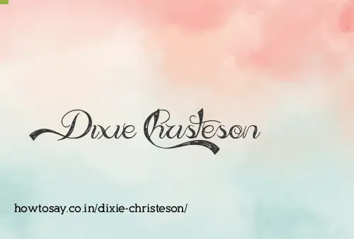 Dixie Christeson