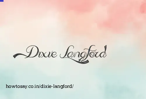 Dixie Langford