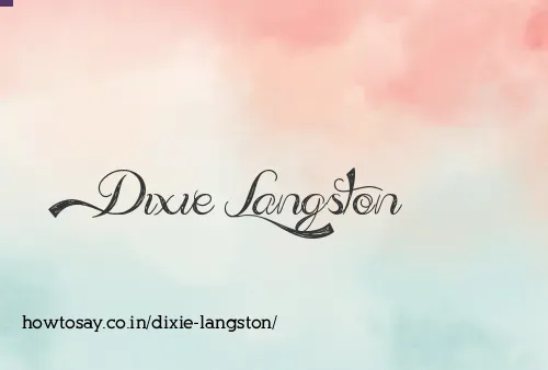 Dixie Langston