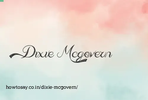 Dixie Mcgovern