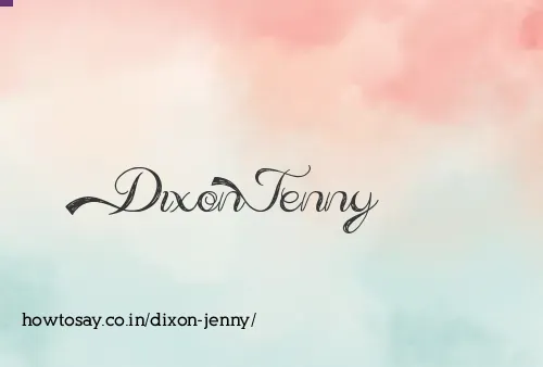 Dixon Jenny