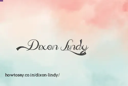 Dixon Lindy