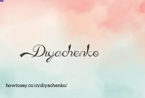 Diyachenko