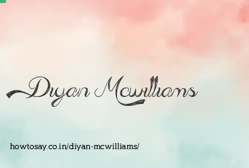 Diyan Mcwilliams