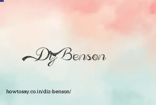 Diz Benson
