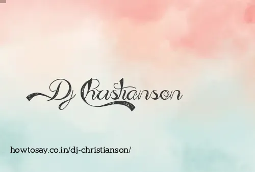 Dj Christianson