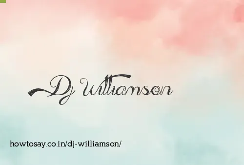 Dj Williamson