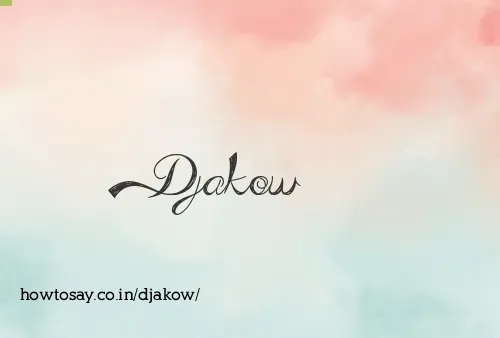 Djakow