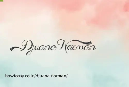 Djuana Norman