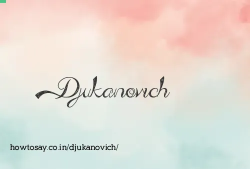 Djukanovich