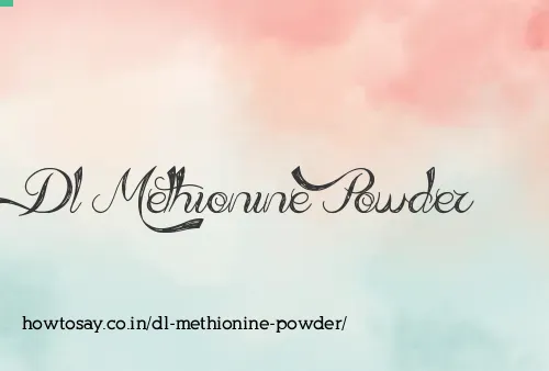 Dl Methionine Powder