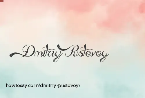 Dmitriy Pustovoy