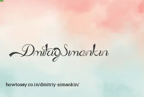 Dmitriy Simankin